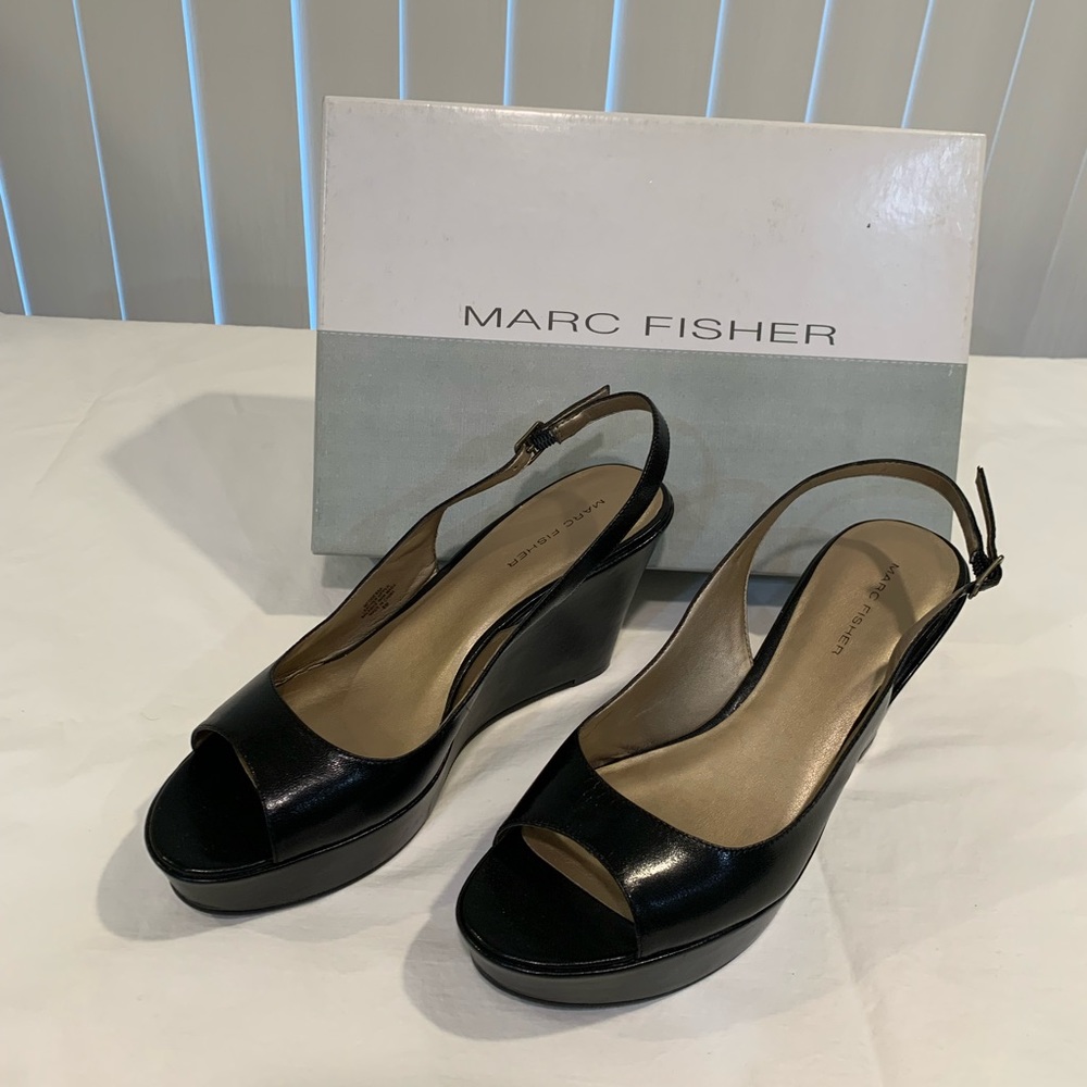 Marc Fisher Black Odessa Platform